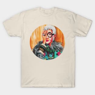 Vintage iris apfel one eye T-Shirt